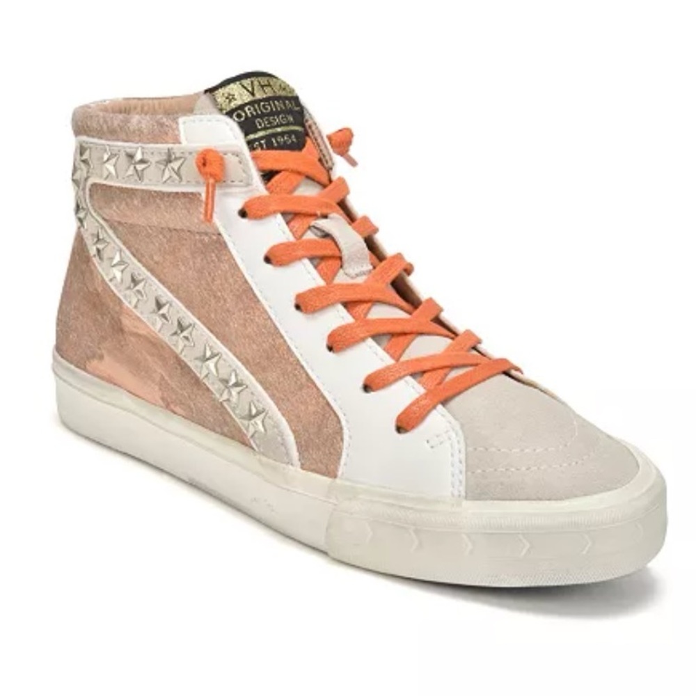 Vintage Havana Calf Hair Metallic Sneakers